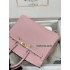 Birkin25cm 3Q/新樱花粉/Rose Sakura   ローズサクラ フランス輸入素材 スイフト swift 平纹 ゴールド金具