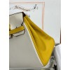 Birkin25cm 9D/琥珀黄/Jaune Ambre  ジョーヌアンブル フランス輸入素材 スイフト swift 平纹 ゴールド金具