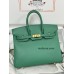 Birkin30cm U4/丝绒绿/Vert Vertigo  ヴェールヴェルティゴ フランス輸入素材 スイフト swift 平纹