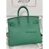 Birkin30cm U4/丝绒绿/Vert Vertigo  ヴェールヴェルティゴ フランス輸入素材 スイフト swift 平纹