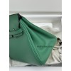 Birkin30cm U4/丝绒绿/Vert Vertigo  ヴェールヴェルティゴ フランス輸入素材 スイフト swift 平纹