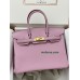 Birkin30cm X9/锦葵紫/Mauve Sylvestre   モーヴシルベストル フランス輸入素材 スイフト swift 平纹 ゴールド金具