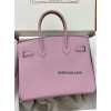 Birkin30cm X9/锦葵紫/Mauve Sylvestre   モーヴシルベストル フランス輸入素材 スイフト swift 平纹 ゴールド金具