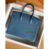 Birkin30cm S4/深邃蓝/Deep Blue    ディープブルー フランス輸入素材 スイフト swift ゴールド金具