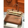 Birkin30cm 37/金色（金棕）/金刚色之37 /Gold   ゴールド フランス輸入素材 スイフト swift ゴールド金具