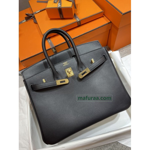 Birkin25cm 89/黑色/Black (Noir) ブラック