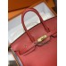 Birkin25cm Q5/国旗红/Rouse Casaque  ルージュカザック フランス輸入素材 スイフト swift ゴールド金具
