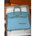 Birkin25cm P3/北方蓝/Blue du Nord  ブルーノール フランス輸入素材 スイフト swift