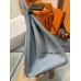 Birkin35cm J7/亚麻蓝/Blue Lin  ブルーラン フランス輸入素材 スイフト swiftシルバー金具