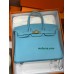 Birkin25cm P3/北方蓝/Blue du Nord  ブルーノール フランス輸入素材 スイフト swift