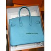 Birkin25cm P3/北方蓝/Blue du Nord  ブルーノール フランス輸入素材 スイフト swift