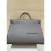 kelly50cm 8F/锡器灰/Etain エタン フランス輸入素材 Togo トゴゴールド金具