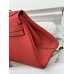 Kelly28cm Q5/国旗红Rouse Casaque  ルージュカザック フランス輸入素材 Togo トゴ シルバー金具