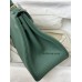 Kelly28cm Z6/孔雀绿/Malachite  マラカイト フランス輸入素材 Togo トゴゴールド金具