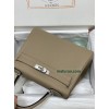 Kelly28cm S2/风衣灰/Trench  トレンチ フランス輸入素材 Togo トゴシルバー金具