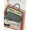Kelly28cm 63/杏仁绿/Vert Amande  ヴェールアマンド フランス輸入素材 Togo トゴ ゴールド金具