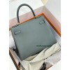 Kelly28cm 63/杏仁绿/Vert Amande  ヴェールアマンド フランス輸入素材 Togo トゴ ゴールド金具