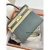 Kelly28cm 63/杏仁绿/Vert Amande  ヴェールアマンド フランス輸入素材 Togo トゴ ゴールド金具