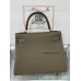 Kelly28cm 18/大象灰/Étoupe Grey (Étoupe) エトゥープ フランス輸入素材 Togo トゴシルバー金具