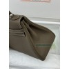Kelly28cm 18/大象灰/Étoupe Grey (Étoupe)  エトゥープ フランス輸入素材 Togo トゴシルバー金具