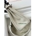 Kelly28cm 10/奶昔白/Craie クレ フランス輸入素材 Togo トゴシルバー金具