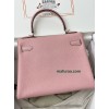 Kelly28cm 3Q/新樱花粉/Rose Sakura  ローズサクラ フランス輸入素材 Togo トゴシルバー金具
