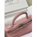 Kelly28cm 3Q/新樱花粉/Rose Sakura ローズサクラ フランス輸入素材 Togo トゴシルバー金具