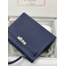Kelly28cm 73/宝石蓝/Blue Saphir  ブルーサフィール フランス輸入素材 Togo トゴシルバー金具