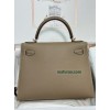 Kelly28cm 18/大象灰/Étoupe Grey (Étoupe)  エトゥープ ヴォーエプソン Epsom ゴールド金具