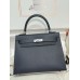 Kelly25cm 88/石墨灰(铅芯色)Graphite グラファイト ヴォーエプソン Epsom シルバー金具