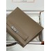 Kelly28cm 18/大象灰/Étoupe Grey (Étoupe) フランス輸入素材 ヴォーエプソン Epsom シルバー金具