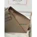 Kelly28cm 18/大象灰/Étoupe Grey (Étoupe) フランス輸入素材 ヴォーエプソン Epsom シルバー金具