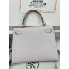 Kelly25cm 9W/梦幻紫/Crocus  クロッカス フランス輸入素材 ヴォーエプソン Epsom ゴールド金具