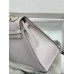 Kelly25cm 9W/梦幻紫/Crocus クロッカス フランス輸入素材 ヴォーエプソン Epsom ゴールド金具