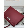 Kelly25cm K1/石榴红/Rouge Grenat  ルージュグレナ フランス輸入素材 ヴォーエプソン Epsom シルバー金具