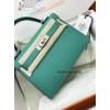mini Kelly U1/维罗纳绿/Vert Verone ヴェールヴェローヌフランス輸入素材 シェブルミゾル Chevre