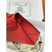 mini Kelly S3//Rouge Cœur  ルージュクーフランス輸入素材 シェブルミゾル Chevre ゴールド金具