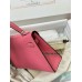 mini Kelly  U5/唇膏粉/Rose Lipstick  ローズリップスティックフランス輸入素材 シェブルミゾル Chevre シルバー金具