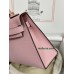 mini Kelly 3Q/新樱花粉/Rose Sakura   ローズサクラフランス輸入素材 シェブルミゾル Chevre ゴールド金具