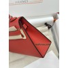 mini Kelly 9T/金莲花色/Capucine   カプシーヌフランス輸入素材 シェブルミゾル Chevre シルバー金具