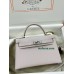 mini Kelly 9W/梦幻紫/Crocus  epsom フランス輸入素材 ヴォーエプソン シルバー金具