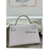mini Kelly 9W/梦幻紫/Crocus  epsom フランス輸入素材 ヴォーエプソン シルバー金具