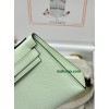 mini Kelly 0S气泡绿 vertdeau ヴェールフィズ  Hermes Vert fizz epsom フランス輸入素材 ヴォーエプソン シルバー金具