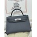 mini Kelly 85/石板灰/Ardoise  アルドワーズ epsom フランス輸入素材 ヴォーエプソン シルバー金具