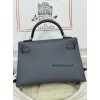 mini Kelly 85/石板灰/Ardoise  アルドワーズ epsom フランス輸入素材 ヴォーエプソン シルバー金具