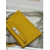 mini Kelly  9D/琥珀黄/Jaune Ambre  ジョーヌアンブル フランス輸入素材 ヴォーエプソン Epsom シルバー金具