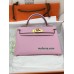 mini Kelly  X9/锦葵紫/Mauve Sylvestre   モーヴシルベストル フランス輸入素材 ヴォーエプソン Epsom シルバー金具
