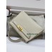 mini Kelly 10/奶昔白/Craie  クレ フランス輸入素材 ヴォーエプソン Epsom ゴールド金具