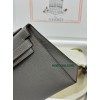 mini Kelly 0L/ Gris Meyer 积雨云灰  グリメイヤー フランス輸入素材 ヴォーエプソン Epsom シルバー金具