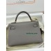mini Kelly  0L/ Gris Meyer 积雨云灰  グリメイヤー フランス輸入素材 ヴォーエプソン Epsom ゴールド金具
